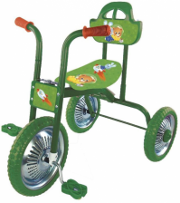 Велосипед Moby Kids Лунатики зеленый 641335