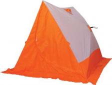Зимняя палатка Следопыт двускатная Белый/оранжевый