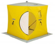 Палатка для зимней рыбалки Helios Куб трехслойная 1,5х1,5 (HS-ISCI-150YG) – фото 1