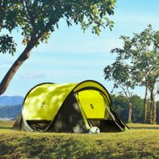 Туристическая палатка на 3-4 человека Xiaomi Camping Tent Lime Green – фото 3