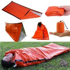 Аварийный спальный мешок-палатка из полиэтилена, 91х213 см – фото 2