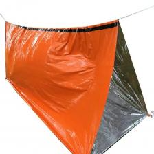 Аварийный спальный мешок-палатка из полиэтилена, 91х213 см