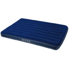 Надувной матрас Intex Classic Downy Airbed Fiber-Tech, 137х191х25 64758