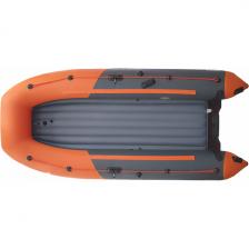 Надувная лодка BOATSMAN BT340A, графитовая/оранжевая