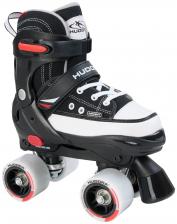 Роликовые коньки раздвижные детские Hudora Roller Skates Черные р.32-35