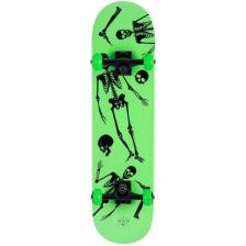 Скейтборд Ridex Bones ш.8" дл.31.6" ABEC 5 кол.:54х32мм зеленый (УТ-00018571)