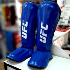 Защита голени со стопой UFC синяя (L) – фото 1