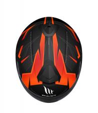 Шлем MT THUNDER EFFECT (L, Gloss Black Orange) – фото 1