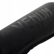 Защита голени со стопой Venum Challenger чёрная/чёрная – фото 2