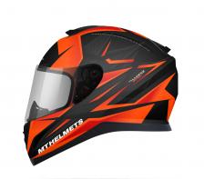 Шлем MT THUNDER EFFECT (XL, Gloss Black Orange)