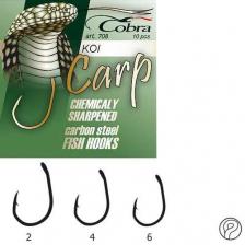 Рыболовные крючки Cobra Carp Koi №2, 2 шт.