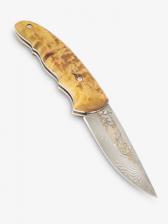 Нож «Крестовский» (Дамасская сталь, стабилизированная карельская береза)
