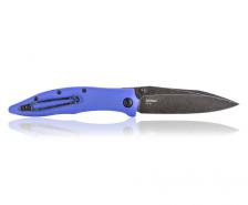 Нож складной Steel Will F53-23 Gienah (черное лезвие, синяя рук.) – фото 1