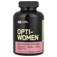Optimum Nutrition, Opti-Women, мультивитаминная добавка для активных женщин, 120 капсул