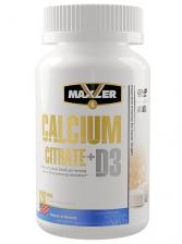 Витамин D MAXLER (USA) Calcium Citrate + D3 120 капсулы, Нейтральный
