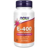 NOW Vitamin E-400 D-Alpha Tocopheryl 100 капсул