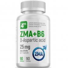 ZMA 4Me Nutrition ZMA+B6 & D-Aspartic acid 90 капсул, нейтральный