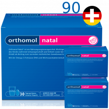 Витамины для женщин Orthomol Orthomol Natal x3 (порошок+капсулы) курс 90 дней, Нейтральный – фото 1
