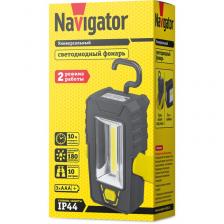 Фонарь Navigator 80 343 NPT-W12-3AAА для работы 1COB LED(3Вт)+3LED(0,6Вт), короб, цена за 1 шт.