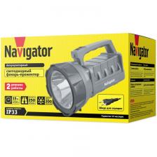 Фонарь Navigator 71 596 NPT-SP14-ACCU Прожект. 3Вт LED, 200лм, АКБ 3Ач., цена за 1 шт.