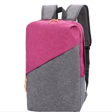 Рюкзак для ноутбука унисекс MyPads M050 14,1" розово-серый