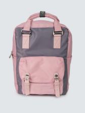 Рюкзак женский Marmalato 498-020 розовый/серый, 36х26х7 см