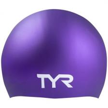 Шапочка для плавания Tyr силикон фиолетовый (УТ-00016437)