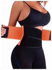 Фитнес пояс для похудения CleverCare, оранжевый, размер XL – фото 1