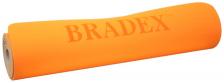 Коврик для йоги BRADEX SF 0402/SF 0403, 183х61х0.6 см оранжевый/серый – фото 2