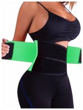 Фитнес пояс для похудения CleverCare, зеленый, размер XL