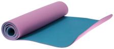 Коврик для йоги BRADEX SF 0402/SF 0403, 183х61х0.6 см фиолетовый/голубой