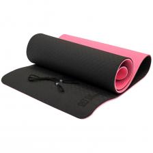 Коврик для йоги ORIGINAL-FITTOOLS двухслойный, TPE, 10 мм, черный/розовый (FT-YGM10-TPE-BPNK) Коврик для йоги ORIGINAL-FITTOOLS двухслойный, TPE, 10 мм, черный/розовый (FT-YGM10-TPE-BPNK)