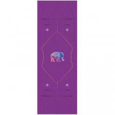 Коврик для йоги Atlanterra AT-YM фиолетовый 183 см, 2 мм
