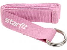 Ремень для йоги Starfit Core YB-100 180cm Pink Pastel УТ-00019276