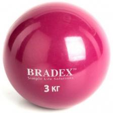 Медбол Bradex SF 0258 ф.:круглый d=16см розовый