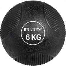 Медбол Bradex резиновый, 6 кг (SF 0775)
