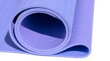 Коврик для йоги OFT 6 мм двуслойный TPE фиолетово-сиреневый – фото 3