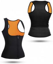 Фитнес-корсет для похудения CLEVERCARE женский, S, черный/оранжевый (PC-05SO)