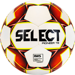 Мяч футбольный Select Pioneer TB арт. 810221-274, р.5, IMS, 32 пан, гл.ПУ, термосш, бело-красно-желтый Мяч футбольный Select Pioneer TB арт. 810221-274, р.5, IMS, 32 пан, гл.ПУ, термосш, бело-красно-желтый