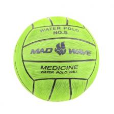 Утяжеленный мяч для водного поло MadWave Medicine № 5, 900 г, цвет зеленый