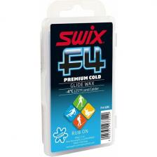 Мазь Swix F4-60C Premium Cold скольжен. для лыж/сноуб. темп.:-4 и холоднее тверд. 60гр синий (F4-60C