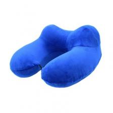 Удобная дорожная подушка, синий