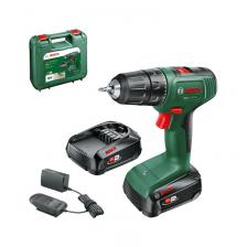 Дрель-шуруповерт Bosch EasyDrill 18V-40 (2 АКБ и З/У), 18В, 2А*ч, кейс (06039D8005)