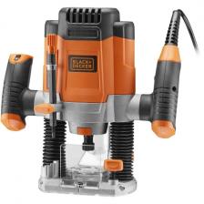 Сетевой фрезер BLACK+DECKER KW1200EKA, 1200 Вт, глубина 55 мм