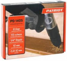 Дрель пневматическая Patriot PD 140S 113л/мин патр.:быстрозажимной 830902045