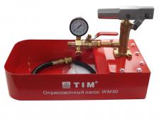 Насос опрессовочный ручной TIM WM-60