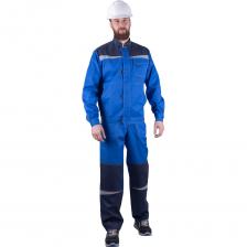 Костюм ГК Спецобъединение КМ-10 ЛЮКС василёк-чёрный, р. 104-108, рост 170-176 Кос 578/104/170