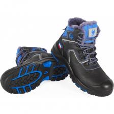 Зимние высокие ботинки Скорпион с ПК рабочие " Трекбот", натур. мех, черные, арт. 1801.1ПК, размер 45 1801.1ПК.45