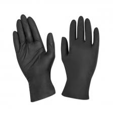 Перчатки нитриловые М черные