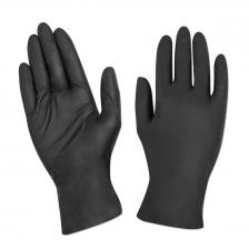 Перчатки нитриловые XL черные